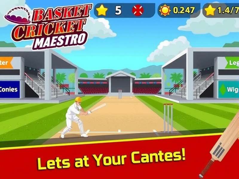 Basket Cricket Maestro Game Screenshot
